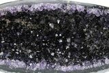 Wide, Sparkling Purple Amethyst Geode - Uruguay #379329-3